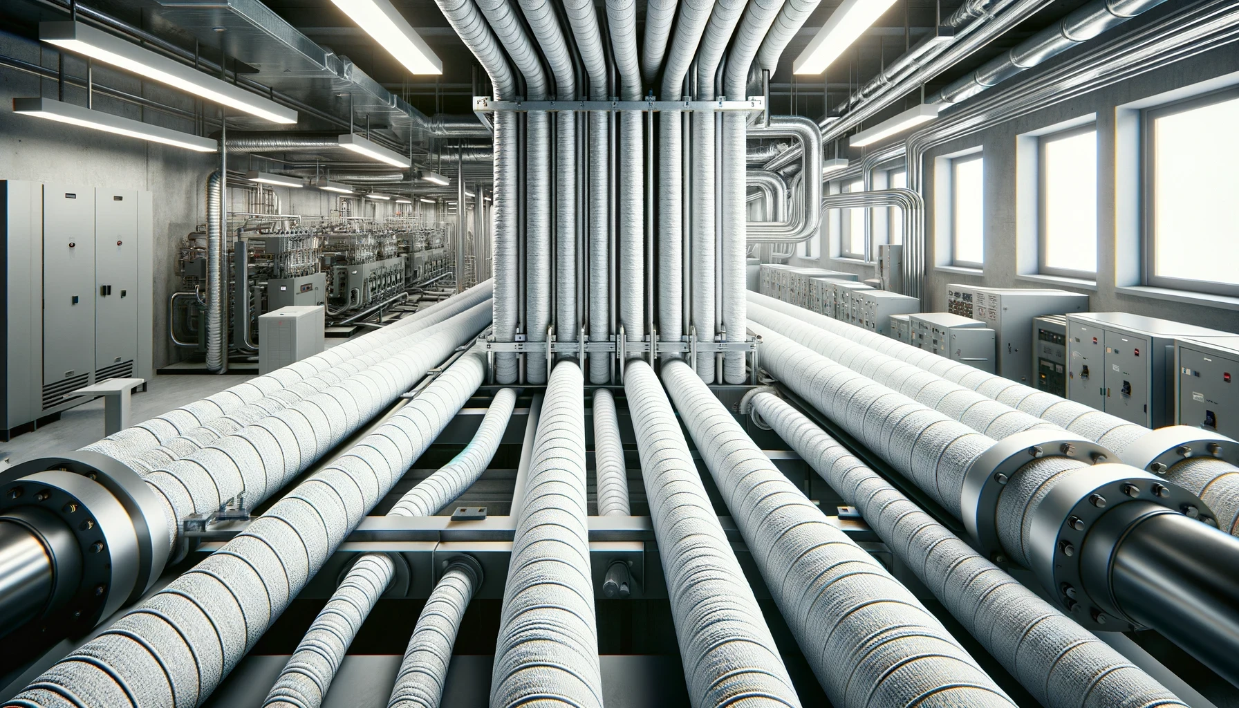 Isolierung von Ventilen und Leitungen